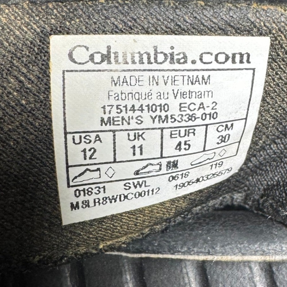 Columbia Mens Black Flip Flop Sandals Water Shoes YM5336-010 Size 12 - Picture 8 of 8